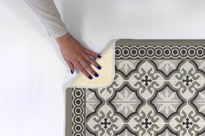 Kitchen rug Patterned floor tiles