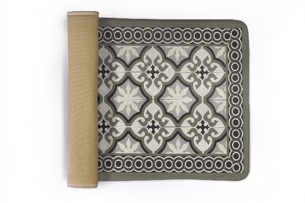 Kitchen rug Patterned floor tiles