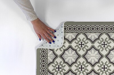 Kitchen rug Patterned floor tiles