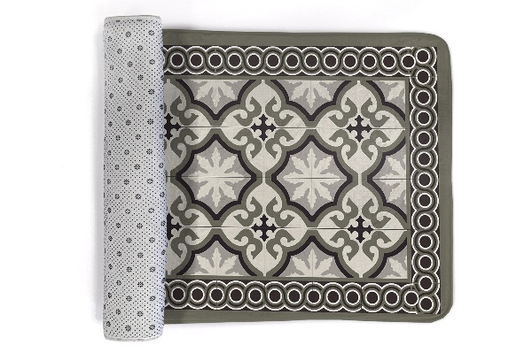 Kitchen rug Patterned floor tiles