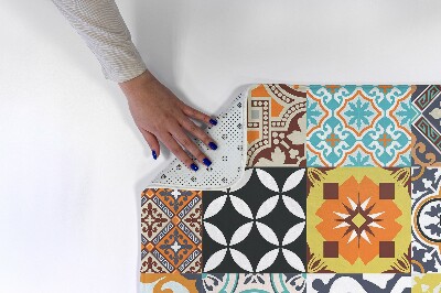 Kitchen rug Tiles with patterns