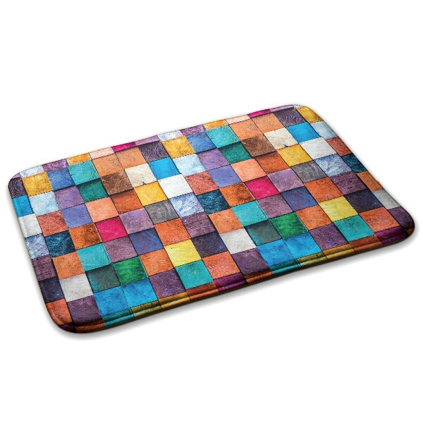 Rug Colorful wooden cubes