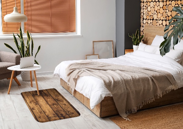 Kitchen rug Wooden planks