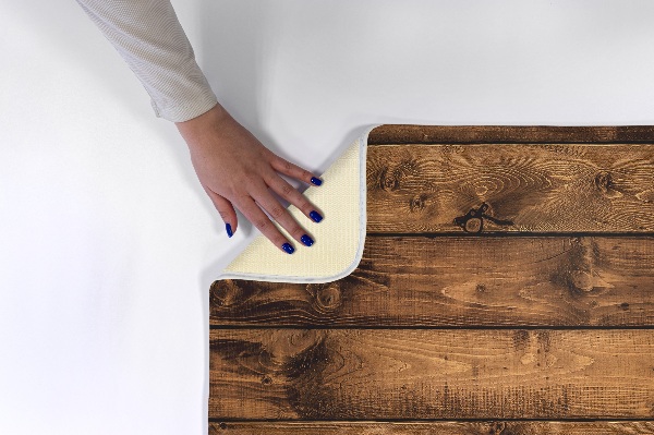 Kitchen rug Wooden planks