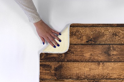 Kitchen rug Wooden planks