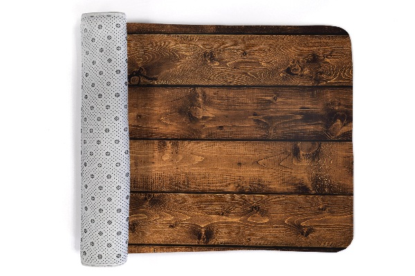 Kitchen rug Wooden planks
