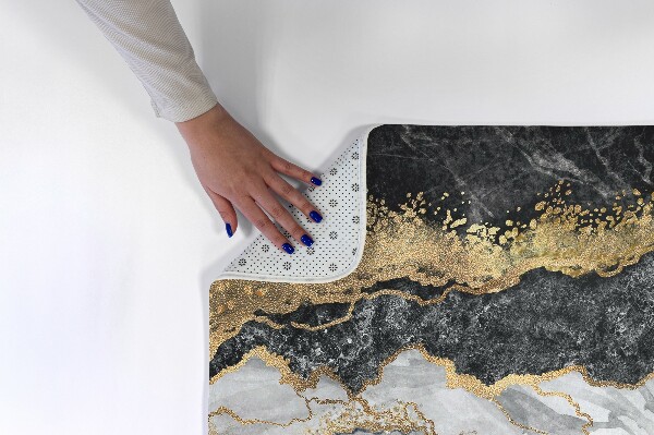Living room rug Marble with veins