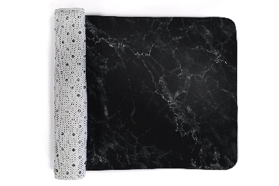 Kitchen rug Black Marble