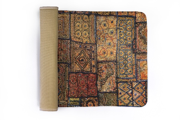 Rug Fabric with embroidery