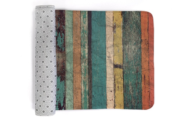 Rug Vertical wooden planks