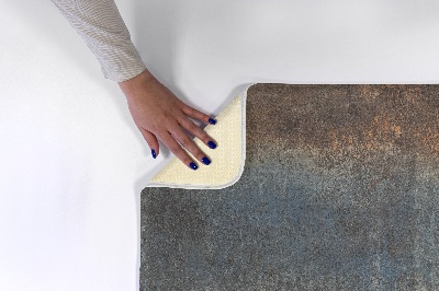 Kitchen rug Texture with rust