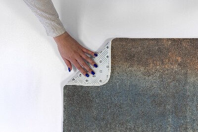 Kitchen rug Texture with rust