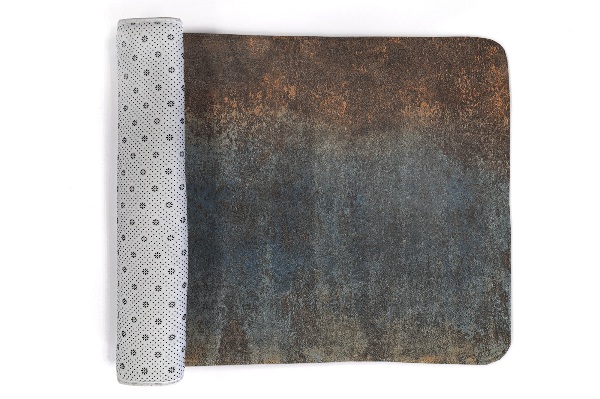 Kitchen rug Texture with rust