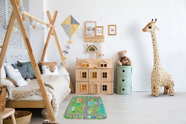 Rug City with roads
