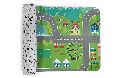 Rug City with roads