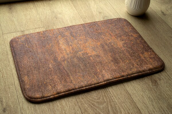Kitchen rug Rusted metal