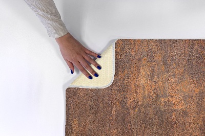 Kitchen rug Rusted metal