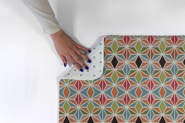 Kitchen rug Geometric pattern