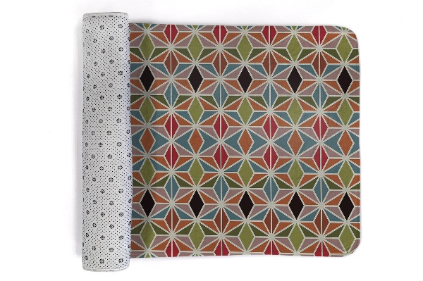 Kitchen rug Geometric pattern