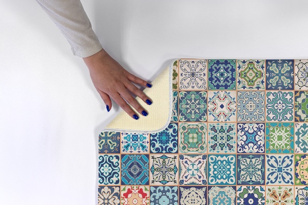 Kitchen rug Tiles with patterns