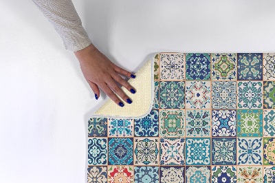 Kitchen rug Tiles with patterns