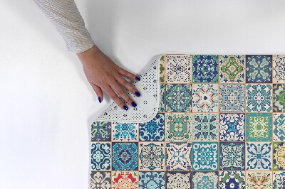 Kitchen rug Tiles with patterns