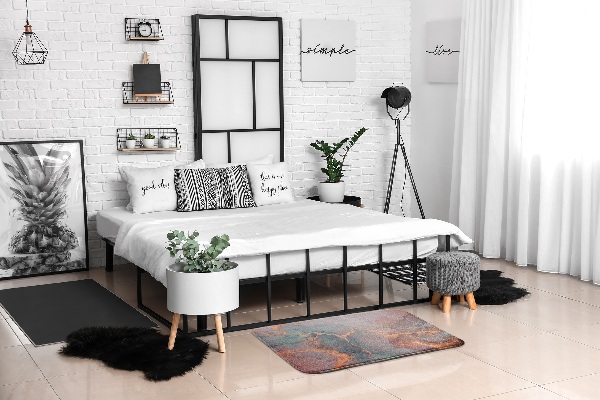 Living room rug Abstract marble art