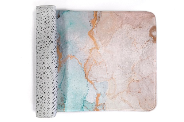 Living room rug Abstract watercolor painting