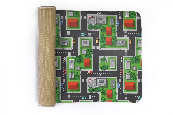 Rug City with roads streets