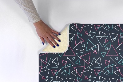 Rug Triangles on a dark background