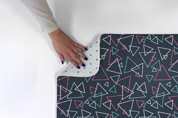 Rug Triangles on a dark background
