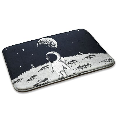 Rug Astronaut on the moon