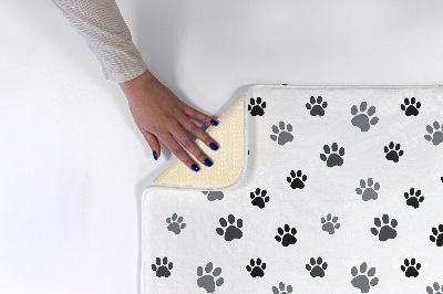 Rug Animal paw prints