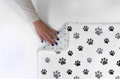 Rug Animal paw prints