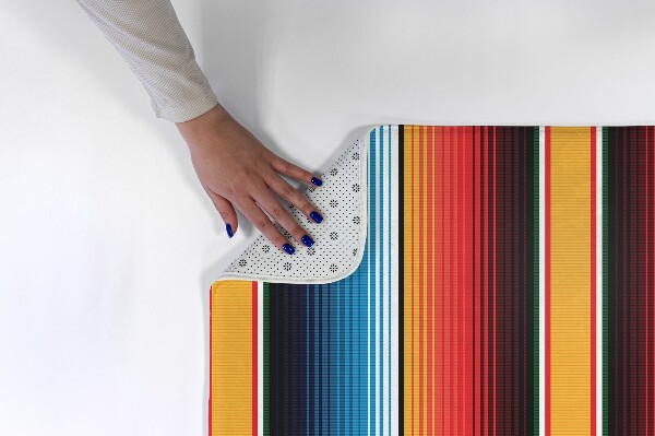 Rug Colorful vertical stripes