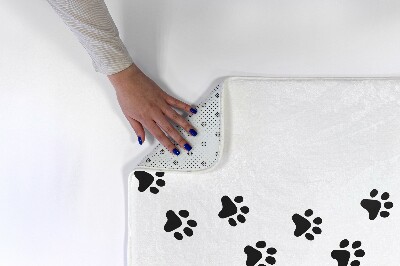 Rug Animal paw prints