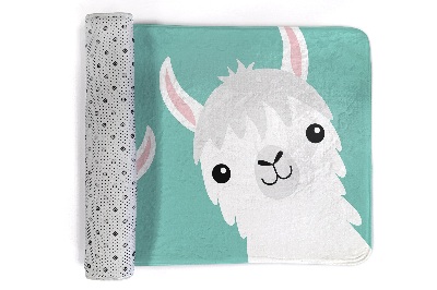 Rug Two cute llamas