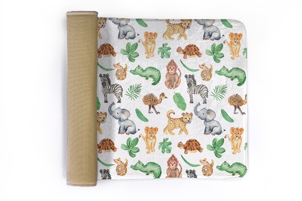Rug Animals and leaves