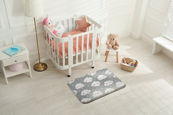 Rug Clouds with stars