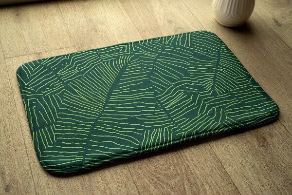 Kitchen rug Abstract line pattern