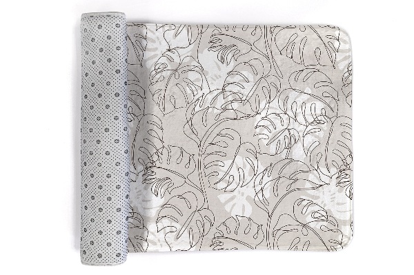 Kitchen rug Monstera leaves