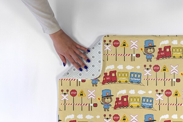 Rug Train and bear