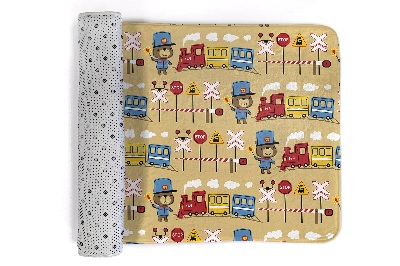 Rug Train and bear