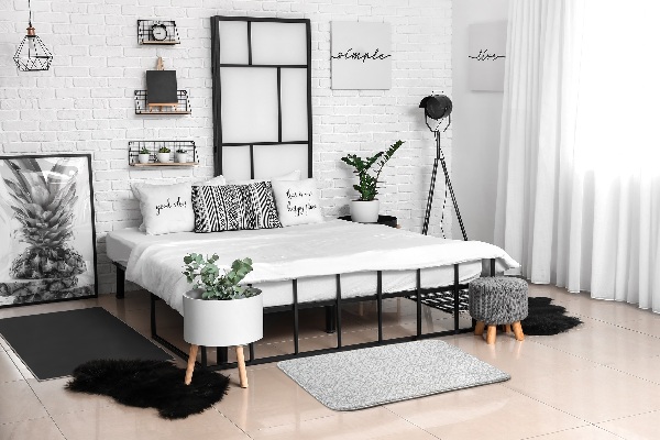 Rug Geometric floral pattern