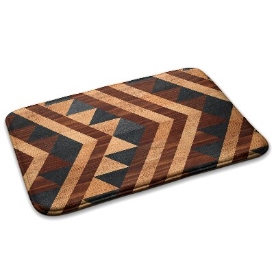 Rug Geometric wooden pattern