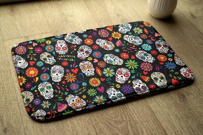 Rug Skulls and flowers