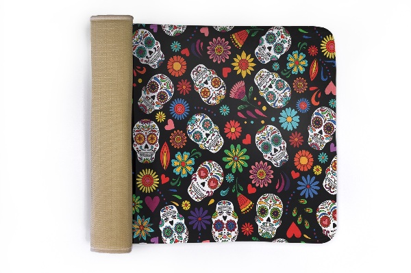 Rug Skulls and flowers
