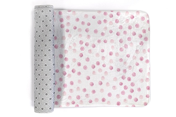 Rug Pink dots pattern
