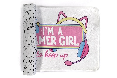 Rug Gamer girl graphic