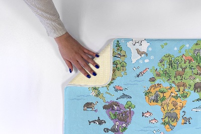 Rug Animals on the world map